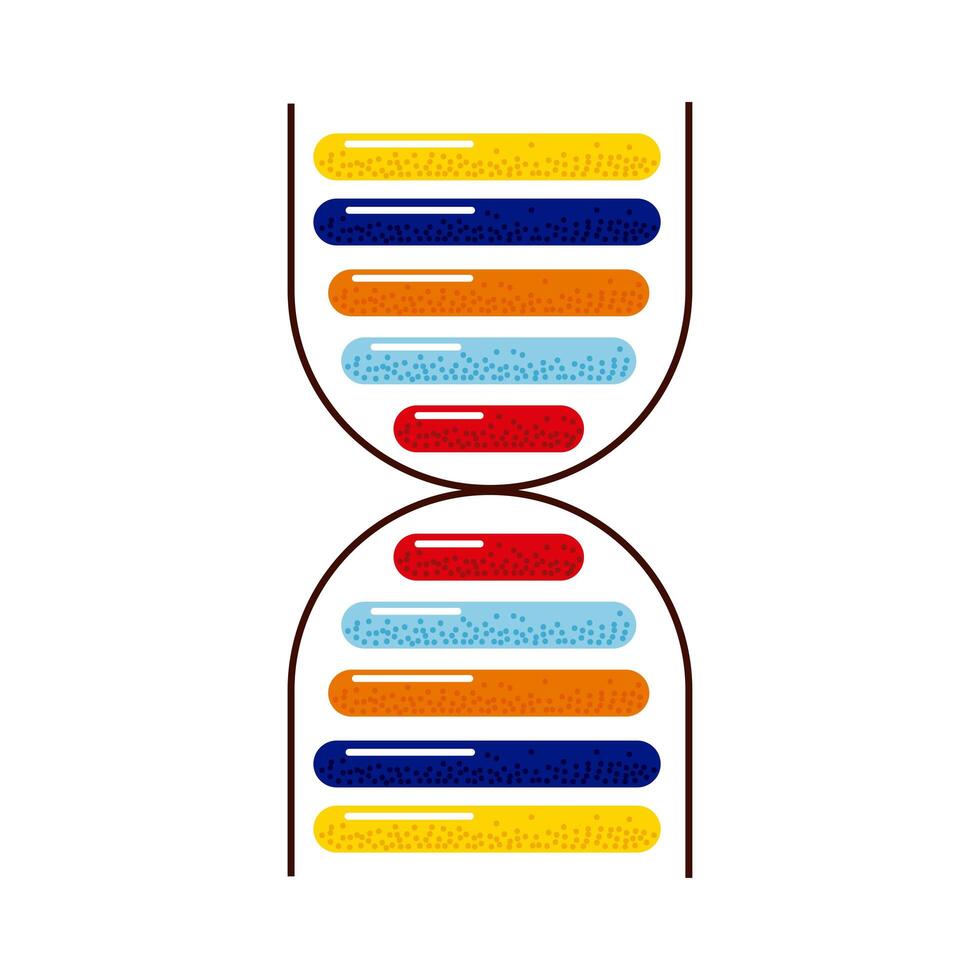 partícula de molécula de adn vector