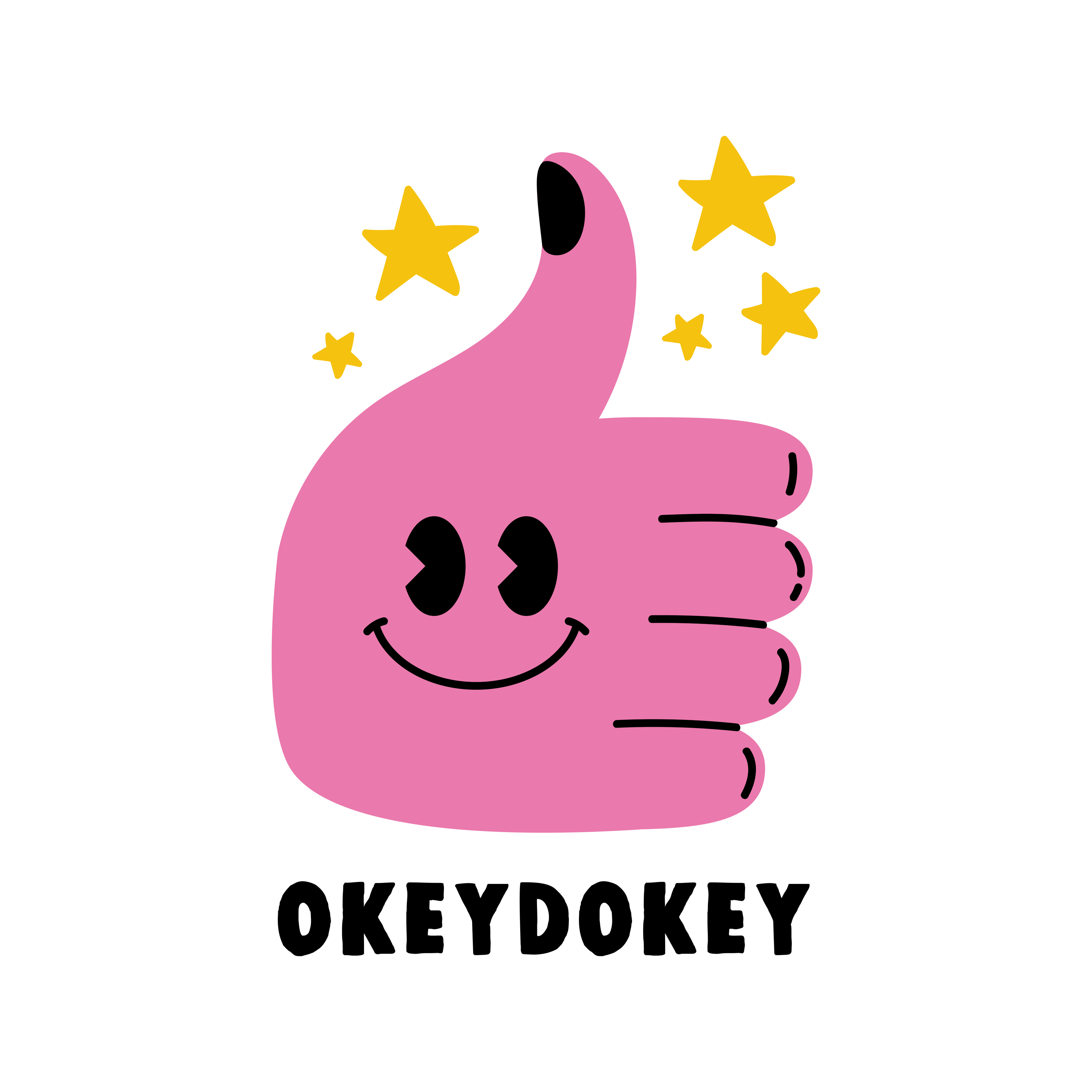okeydokey affirmation card 5029593 Vector Art at Vecteezy
