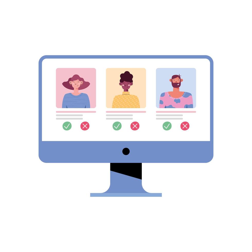 virtual relationships in desktop vector