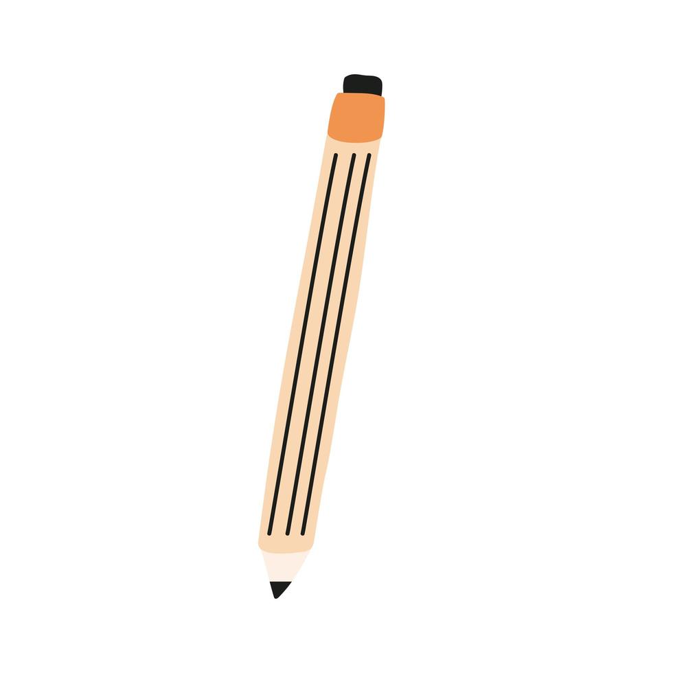 pencil supply doodle vector