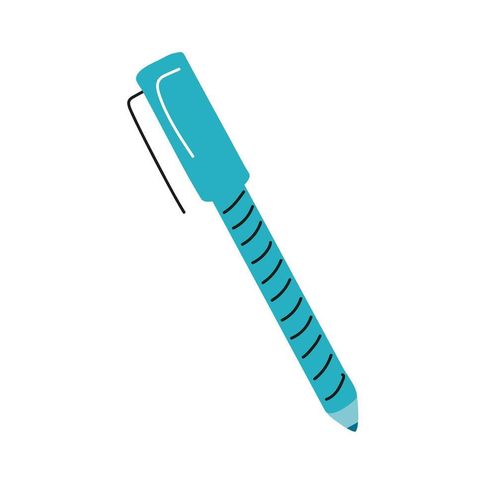 pen supply doodle vector