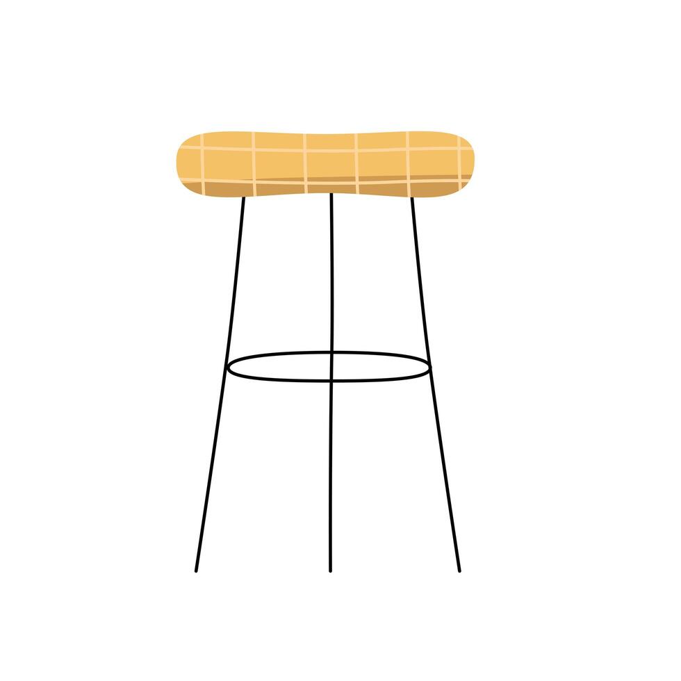 wooden table livingroom vector