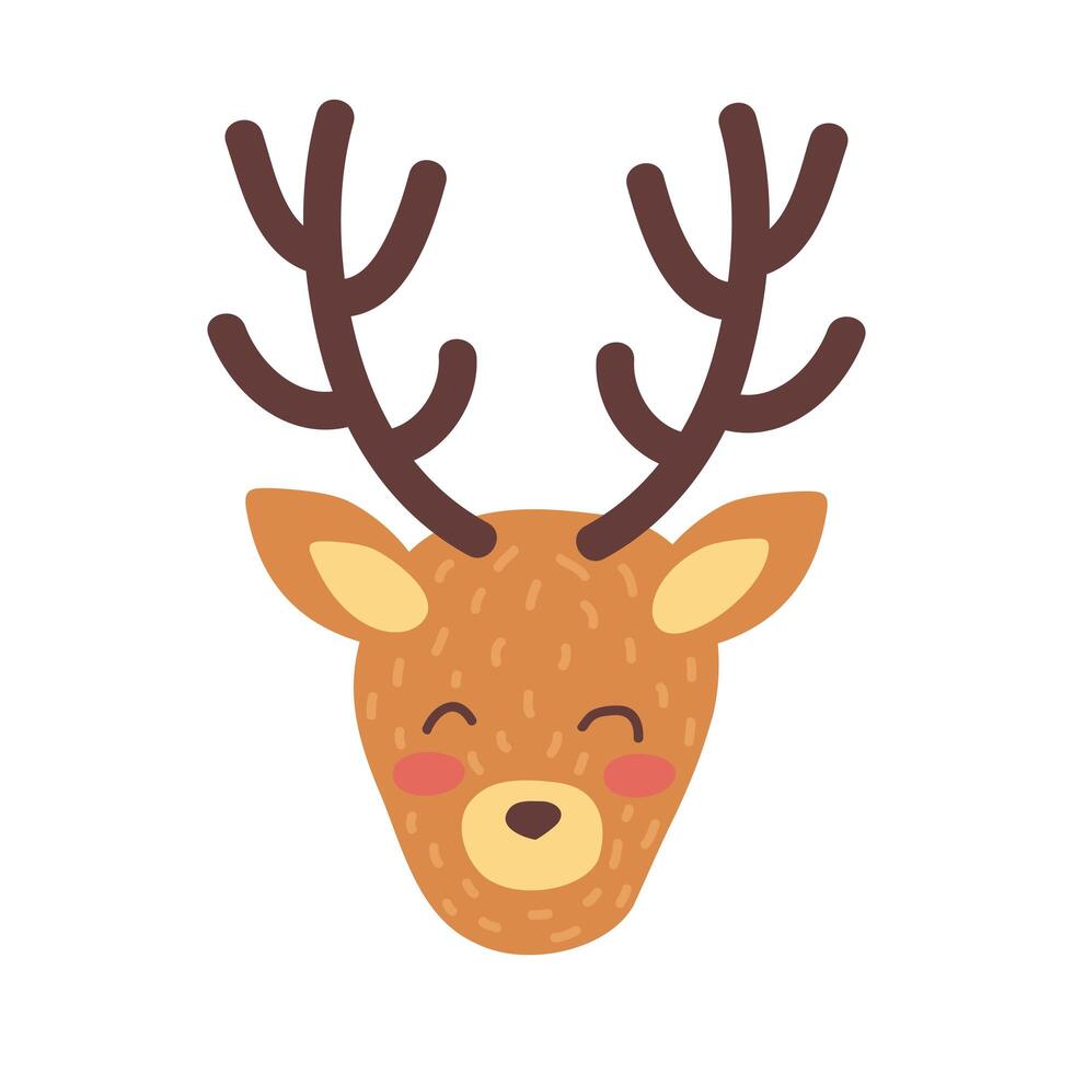 cute deer animal vector