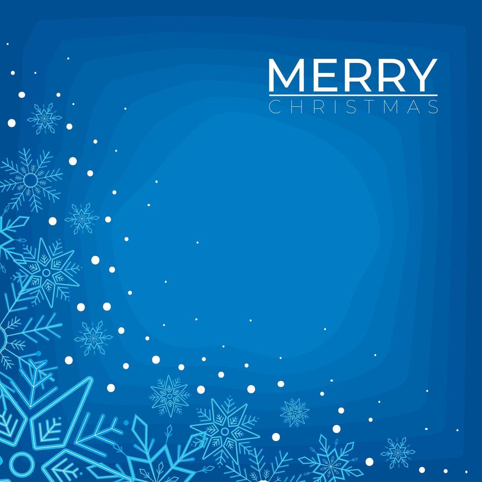 merry christmas poster template vector