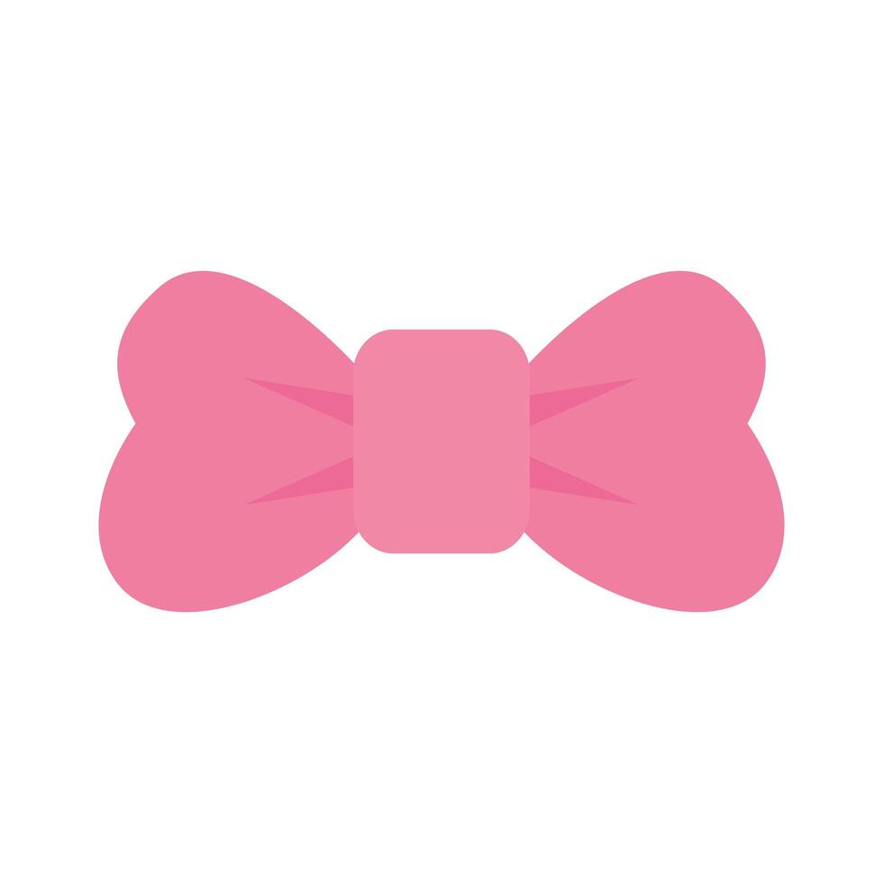 cute baby necktie bow accessory vector