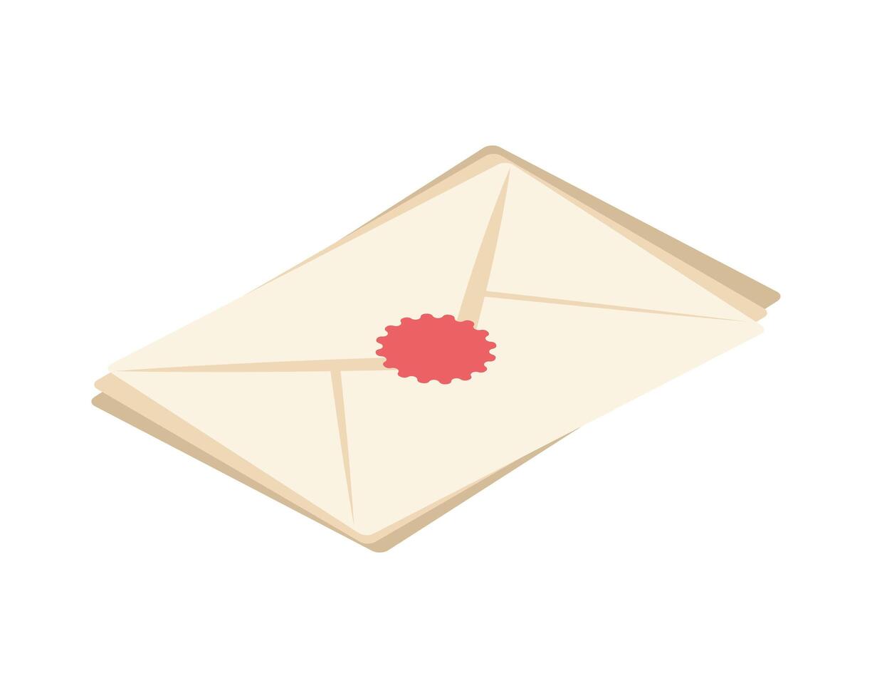 retro envelope mail vector