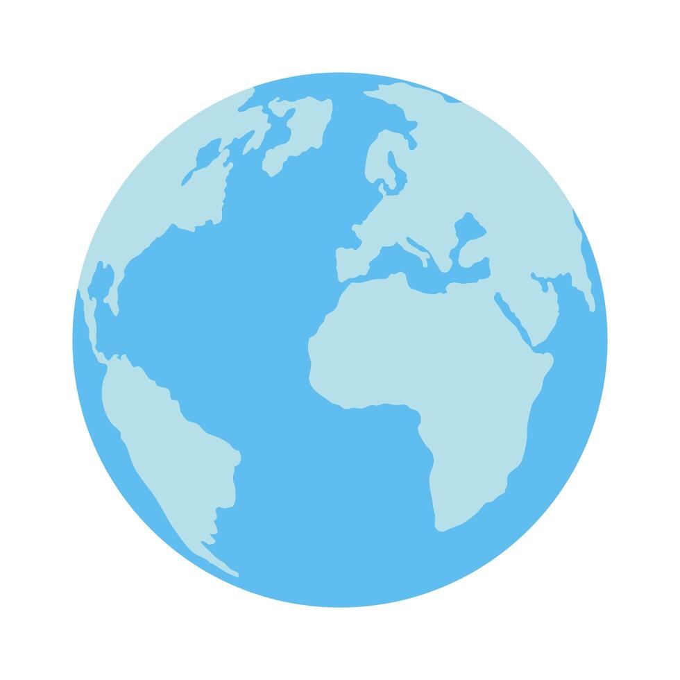 world planet earth vector