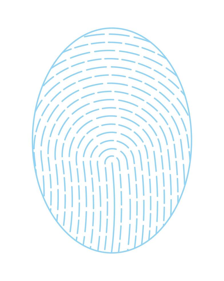 finger print access security vector