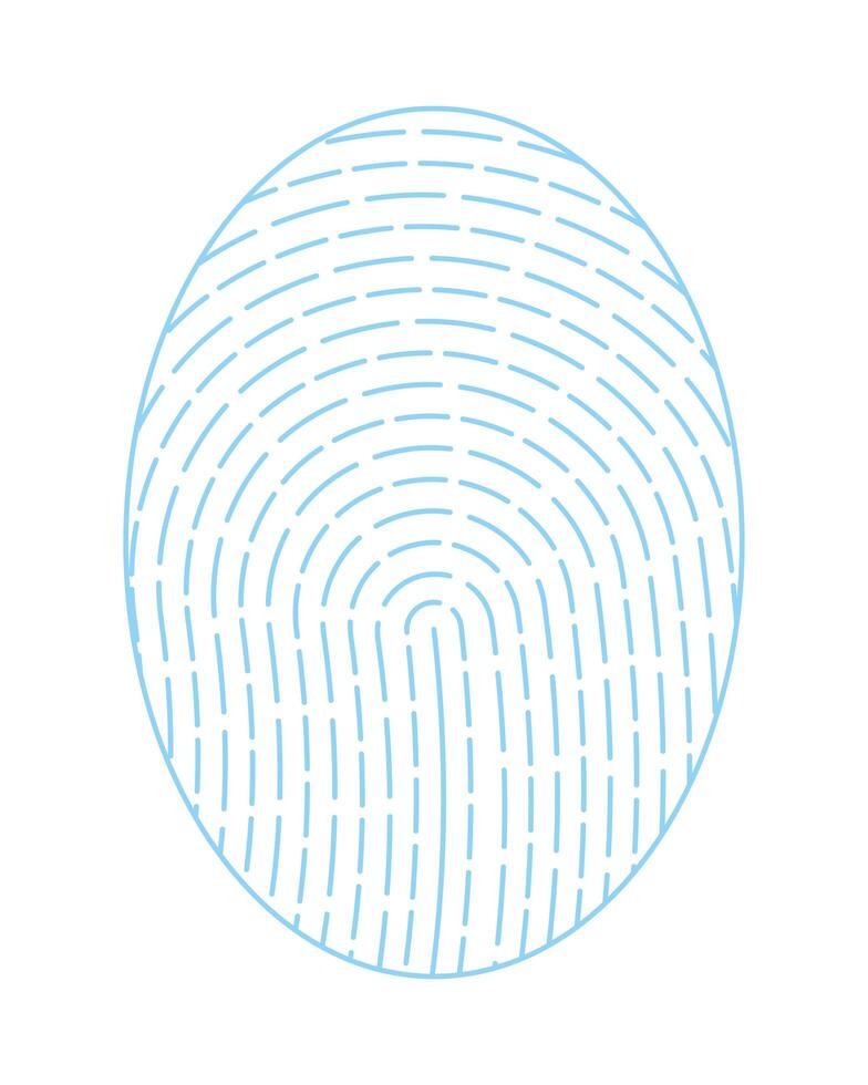 finger print access security vector