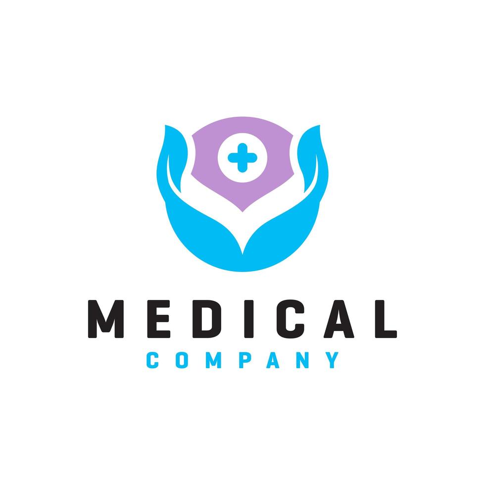 logotipo moderno de salud natural vector