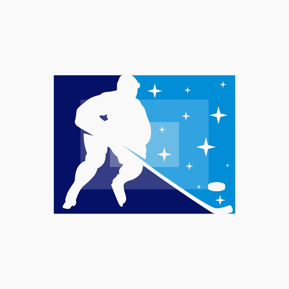 ice hockey game sports vector