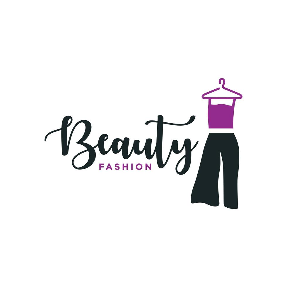 modern fashion clothing logo vector