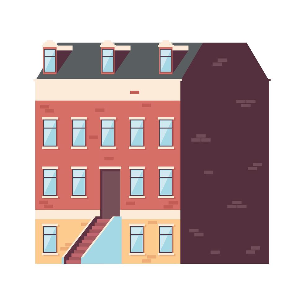 great building icon vector