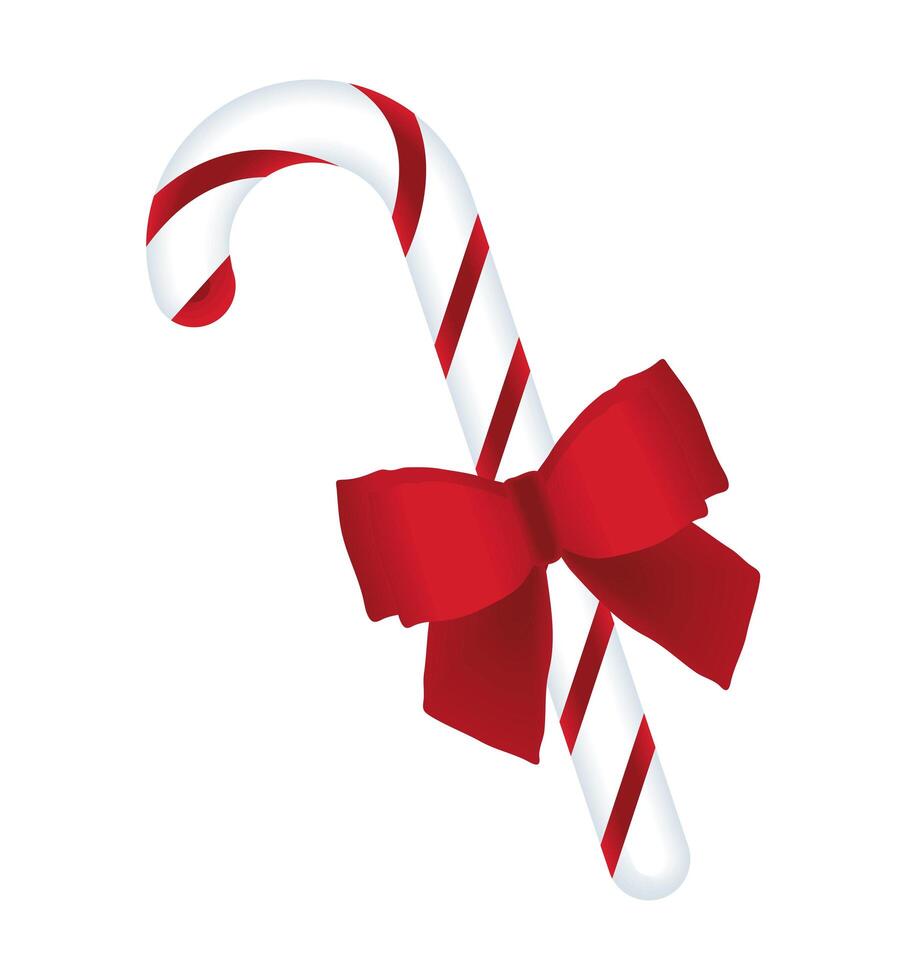 merry christmas cane vector