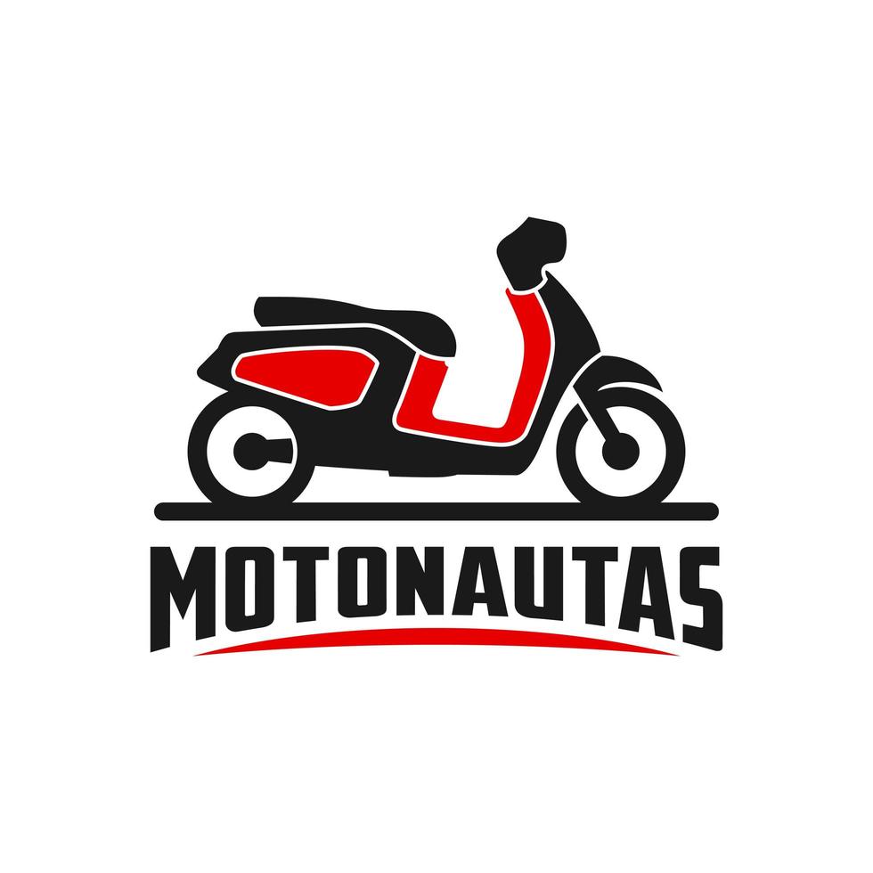 motocicleta scooter vector logo