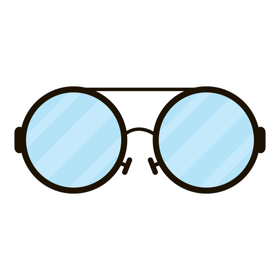 eyeglasses optical accessory isolated icon vector