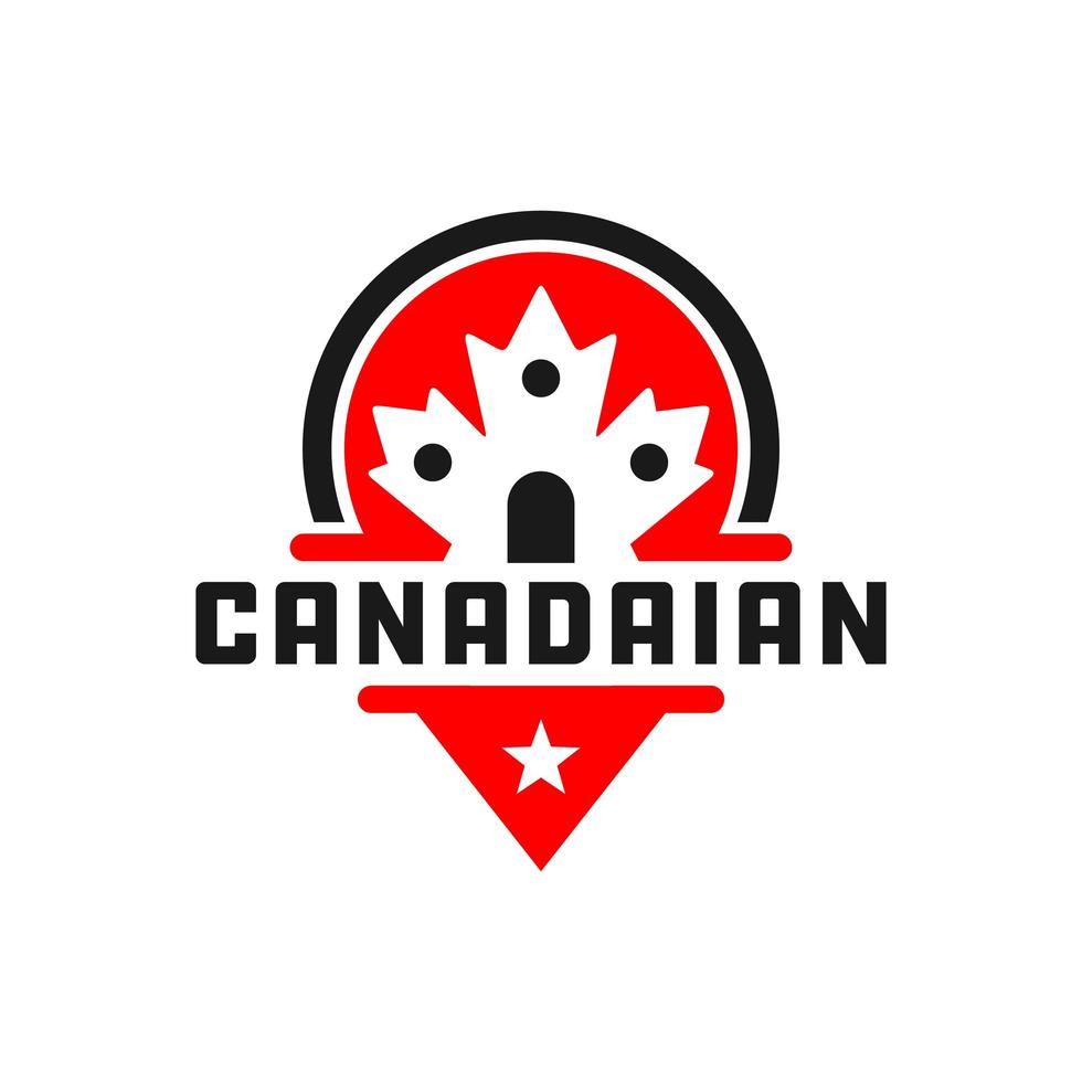 canadá escudo vector logo