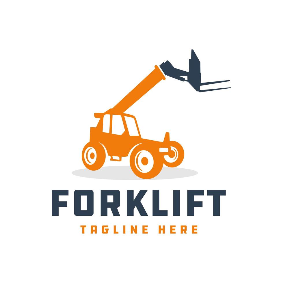 Forklift vector logo design your