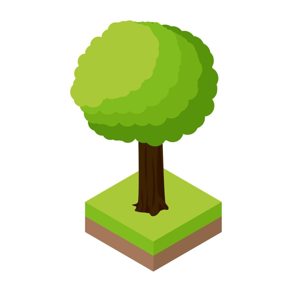 Trendy Tree Concepts vector