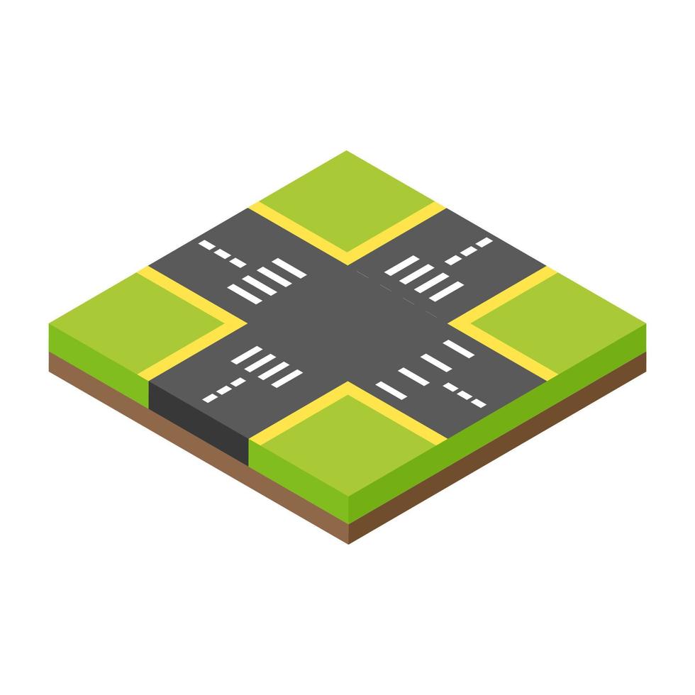 Road Square Concepts vector