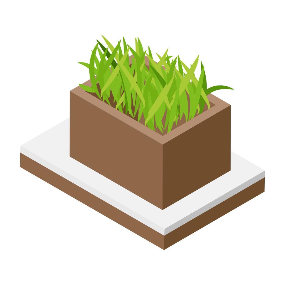 Pot Plant Concepts vector