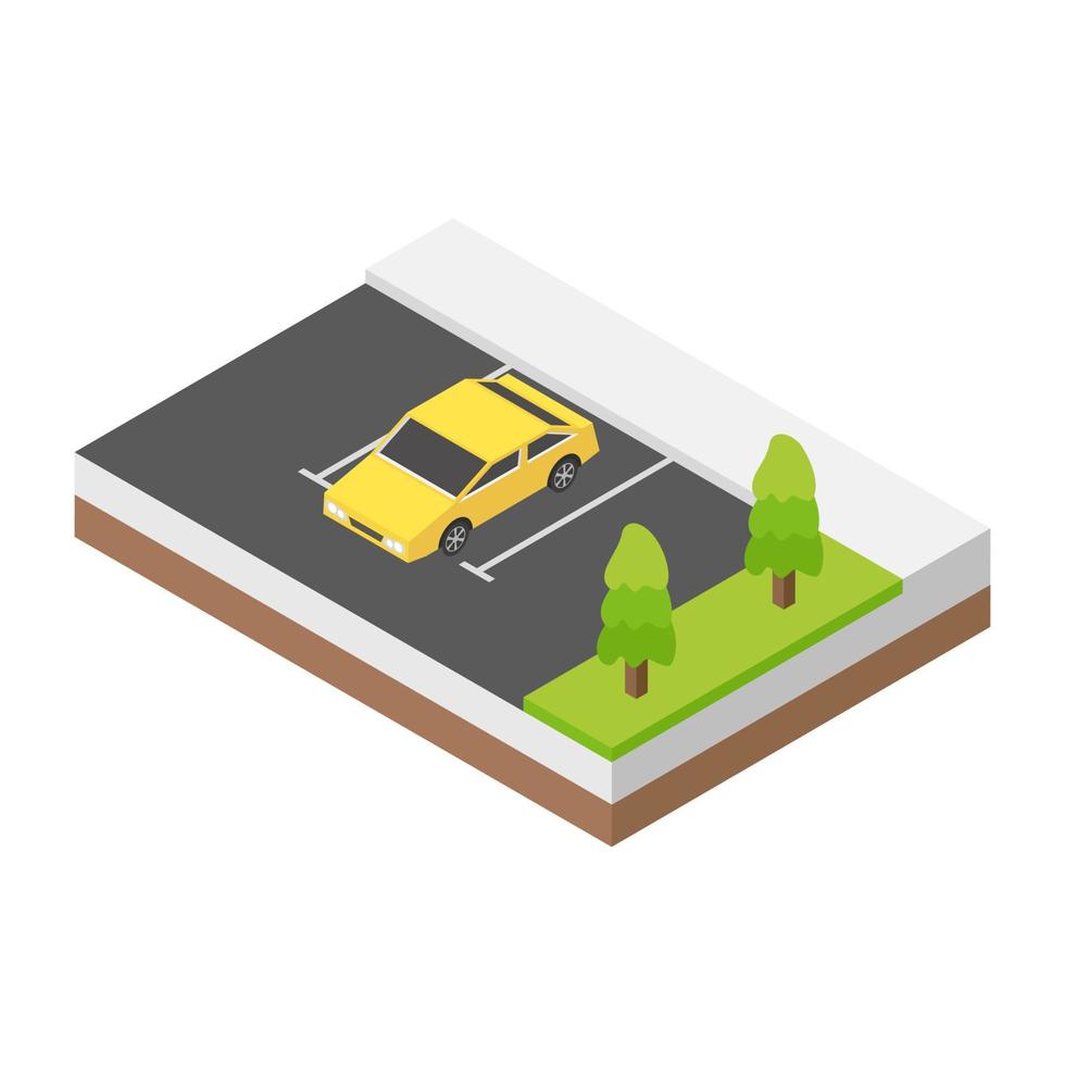 Town Parking Concepts vector