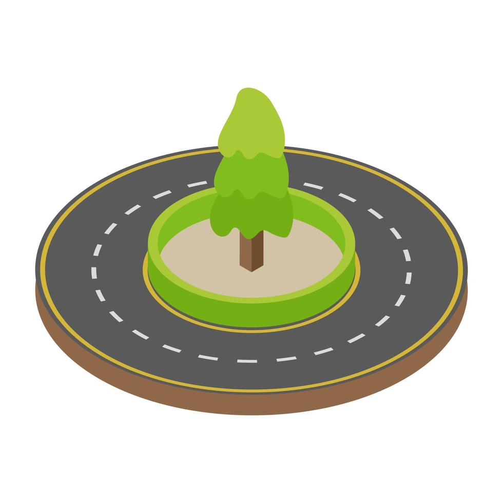 Trendy Roundabout Concepts vector