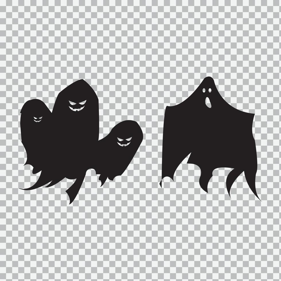 diseño de vector de tripulación de halloween boo