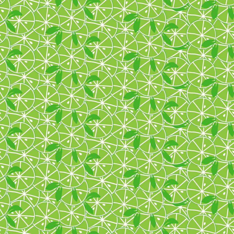 Summer fruit seamless pattern,citrin background vector