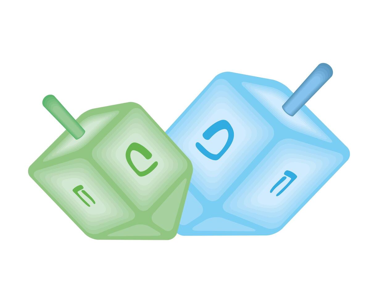 happy hanukkah pyrinola game icon vector