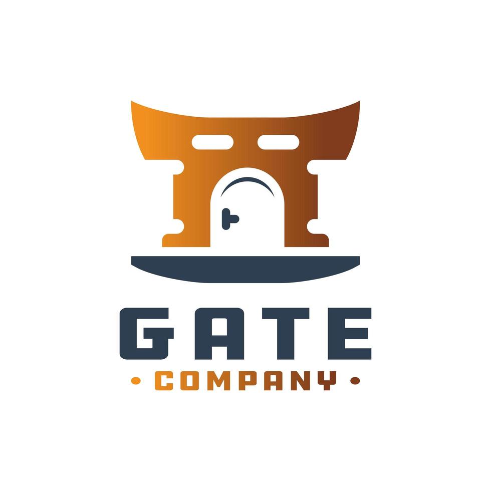 door gate vector logo