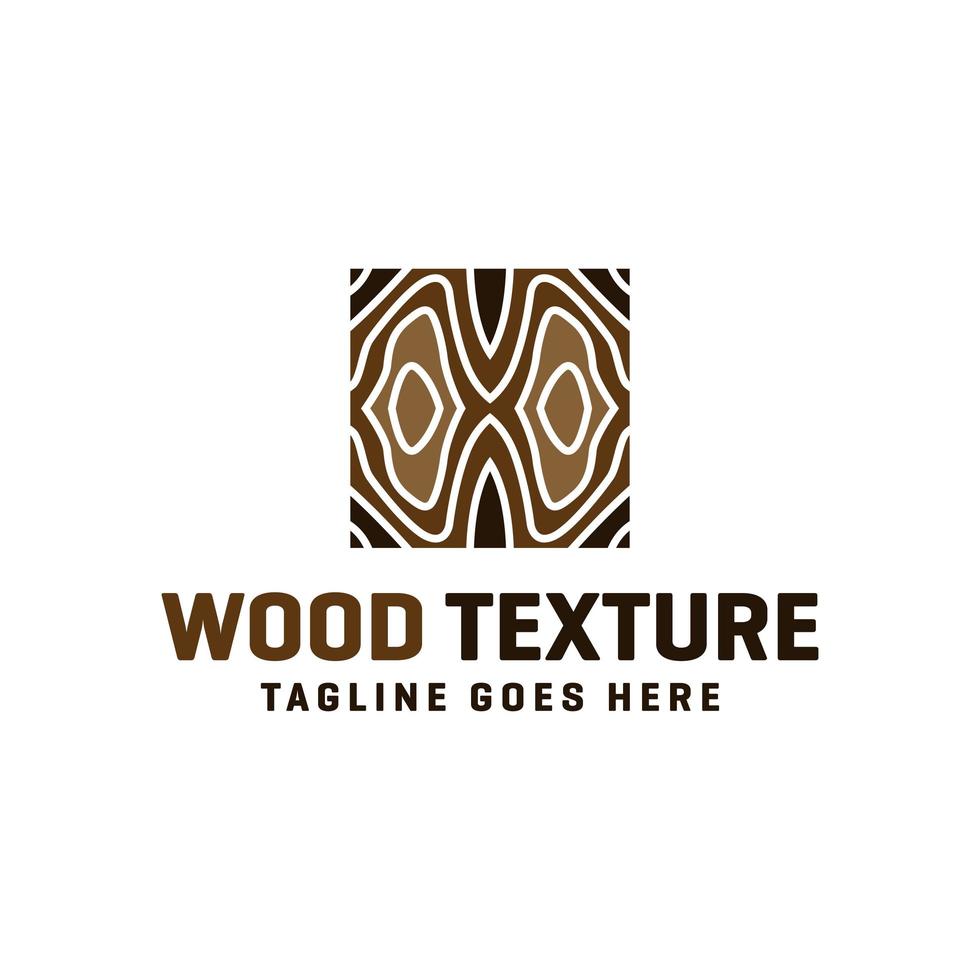 logotipo de muebles de madera modernos vector