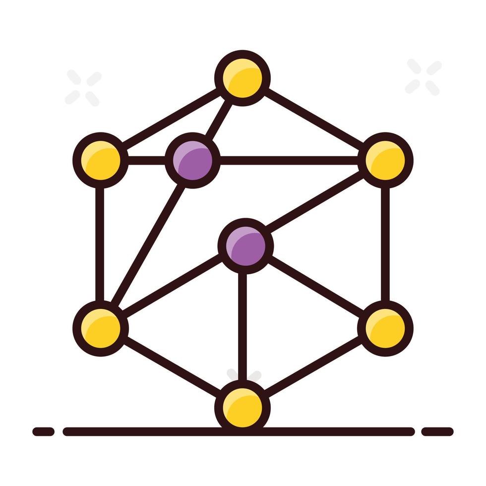 Network infrastructure icon design vector