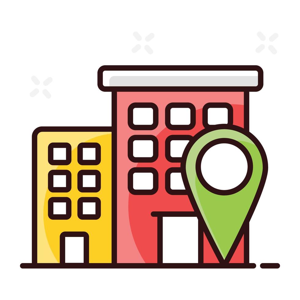 Building address location vector
