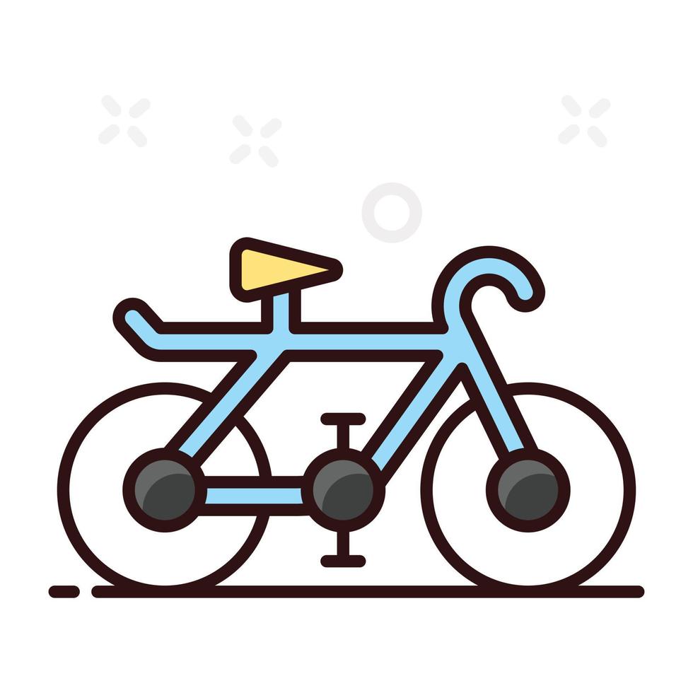 pedal de diseño de icono de ciclo vector