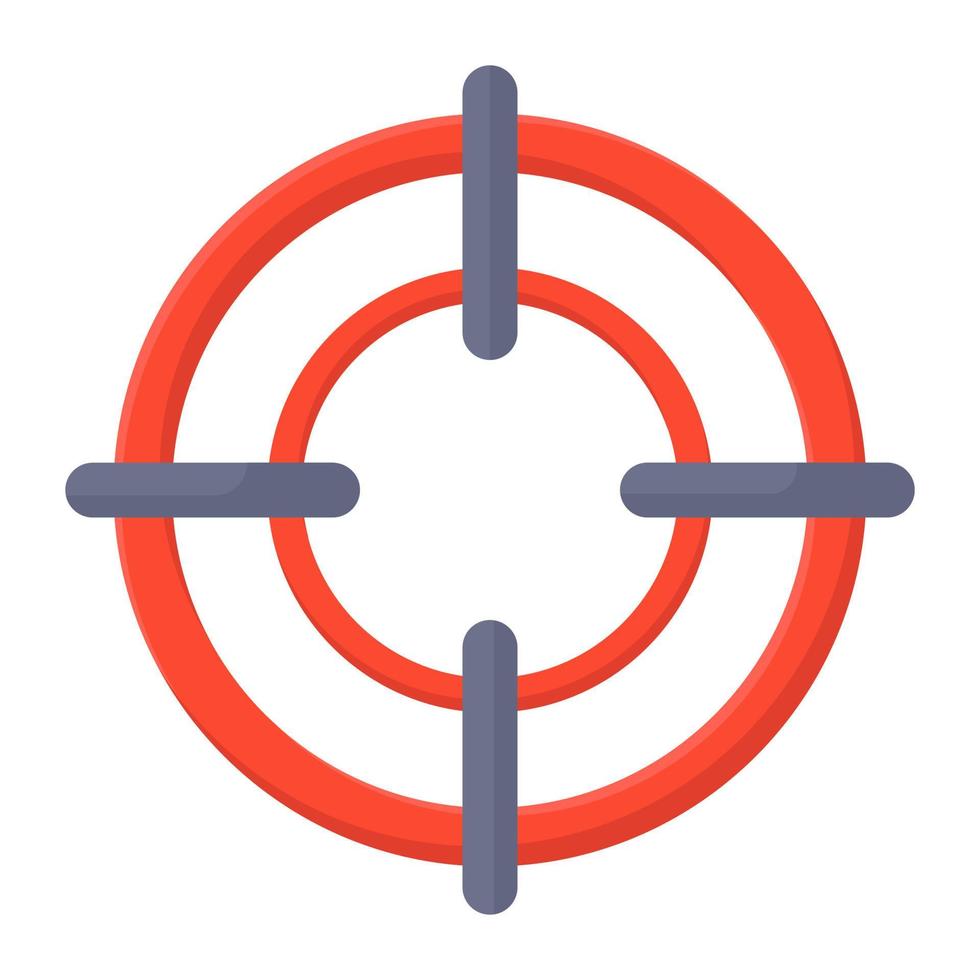 Trendy icon of focus crosshair vector