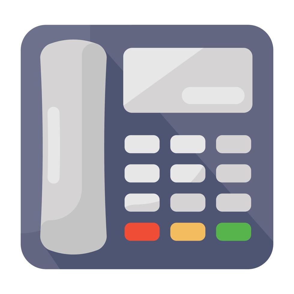 An icon of landline in modern vector