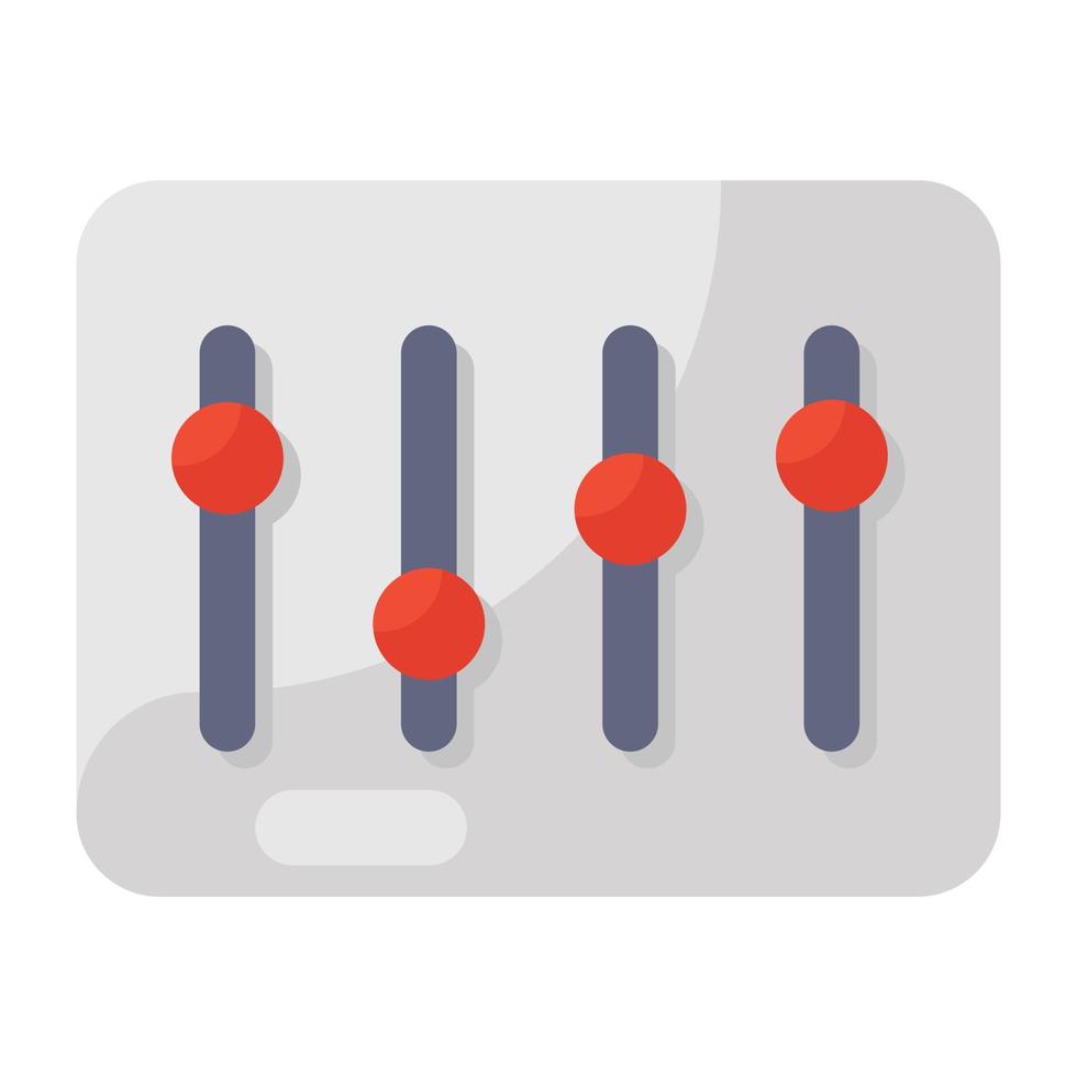 volume equalizer in modern vector