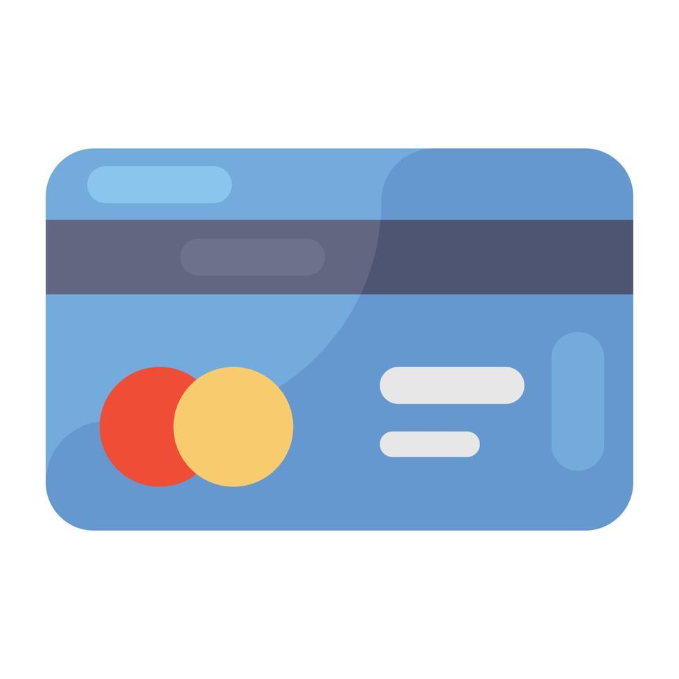 Bank card icon credit card vector