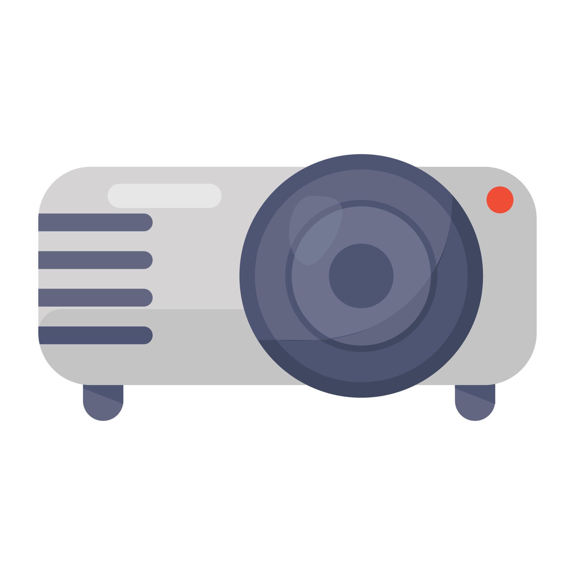 Electronic projector vector 5034883 Vector Art at Vecteezy