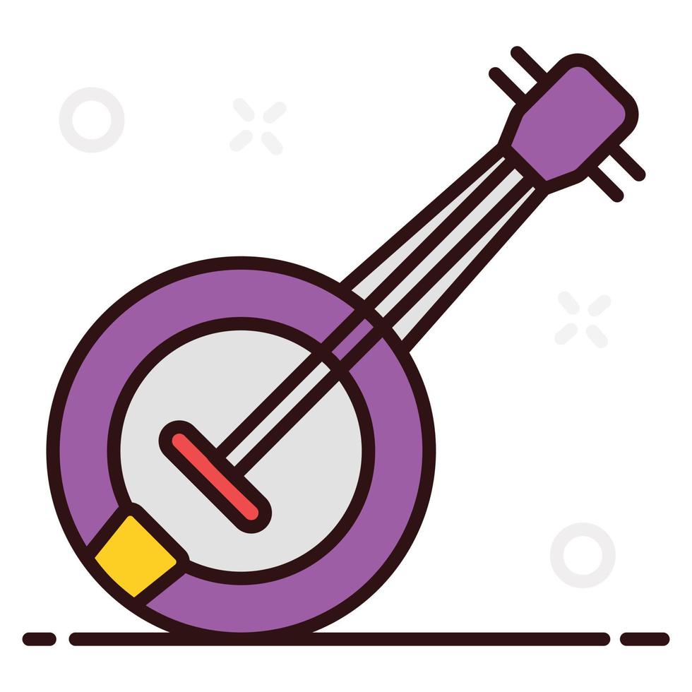 Banjo icon design vector