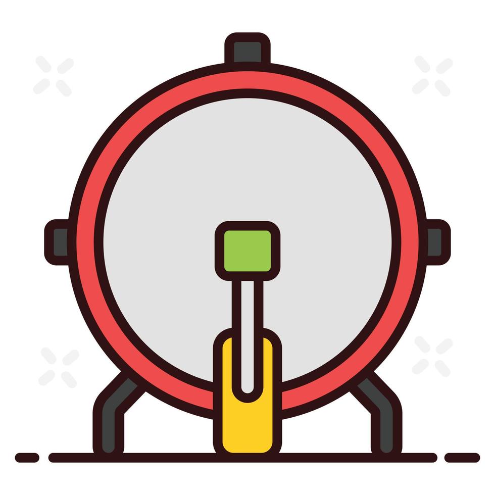 Bass drum icon design vector