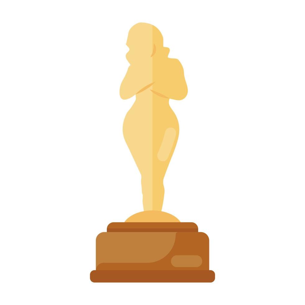 Modern style icon of award vector