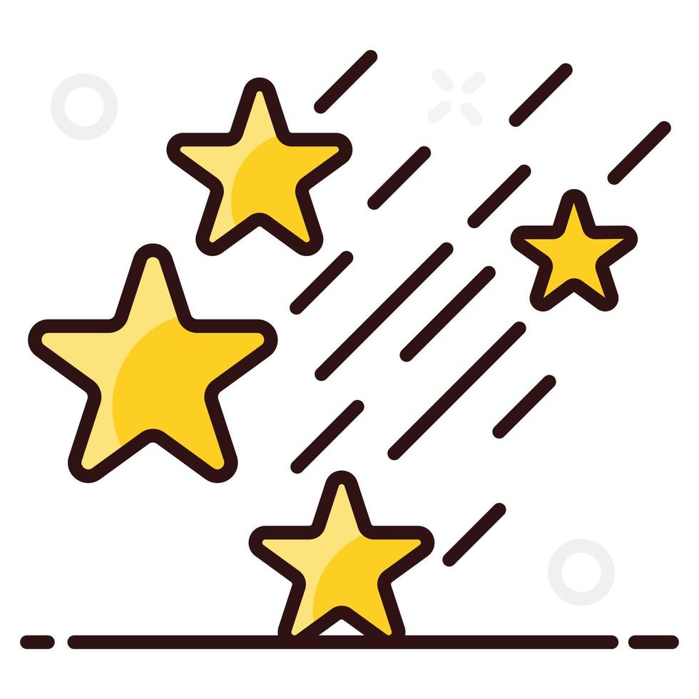 Falling stars icon design vector