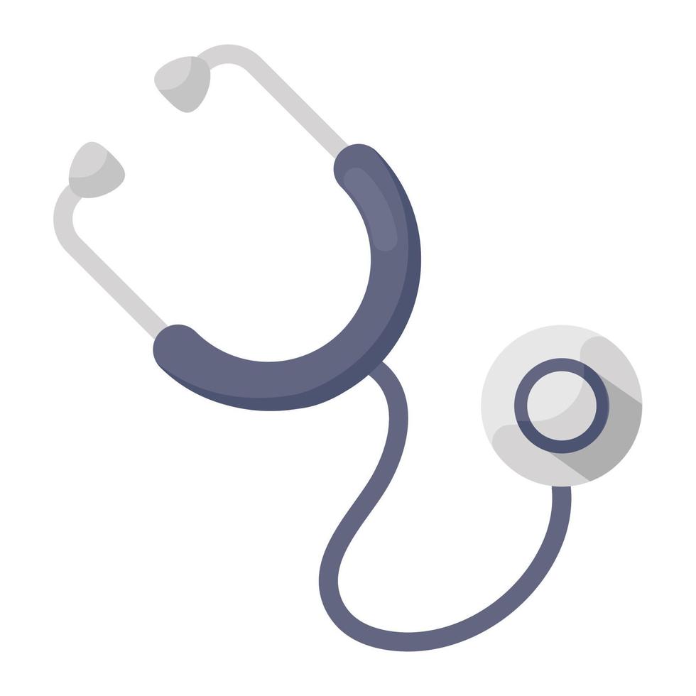 A doctor tool or medical device stethoscope vector