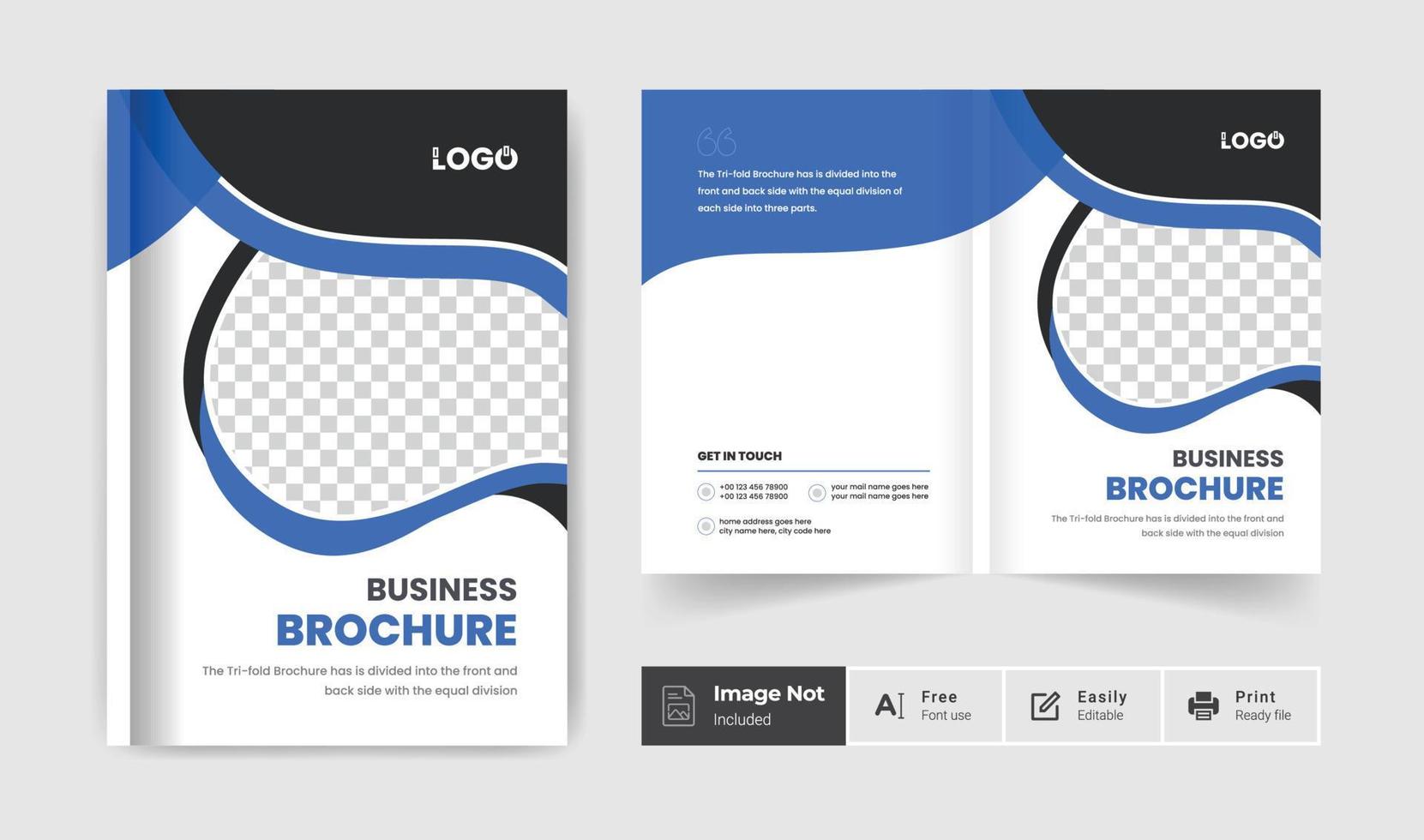 Professional corporate abstract brochure cover page annual report book cover business profile design template elegant modern layout vector