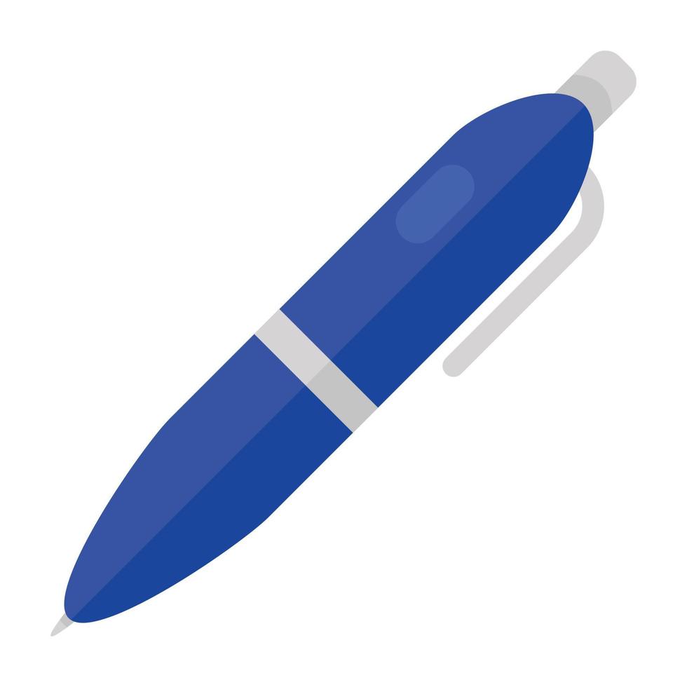 pen icon design of a stationery vector