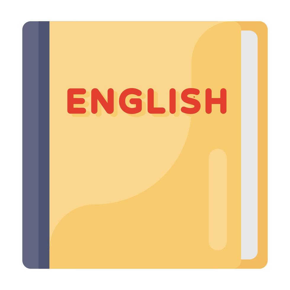 un libro de ingles para estudiar vector