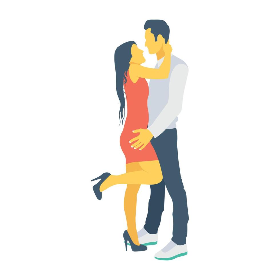 Trendy Couple Concepts vector