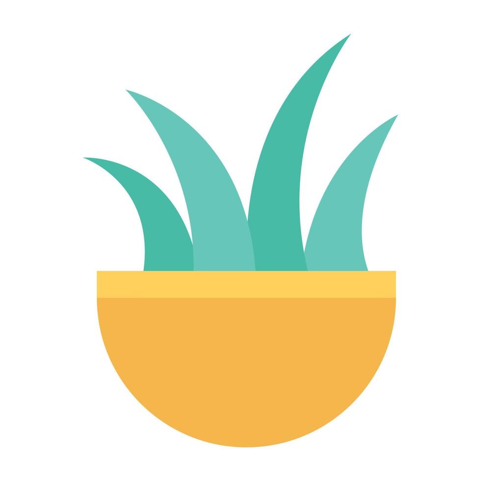 Grass Pot Concepts vector